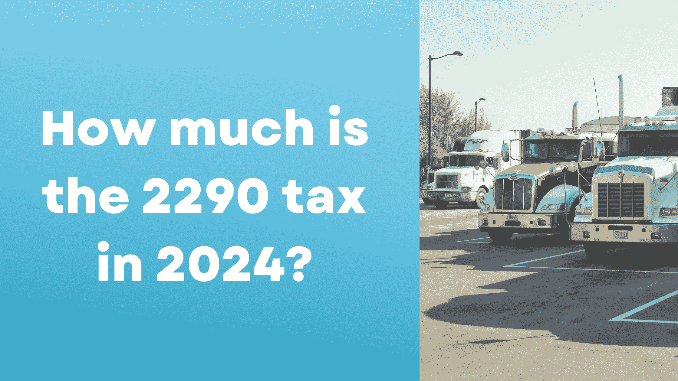 How much is the 2290 tax in 2024? | Simple Form 2290